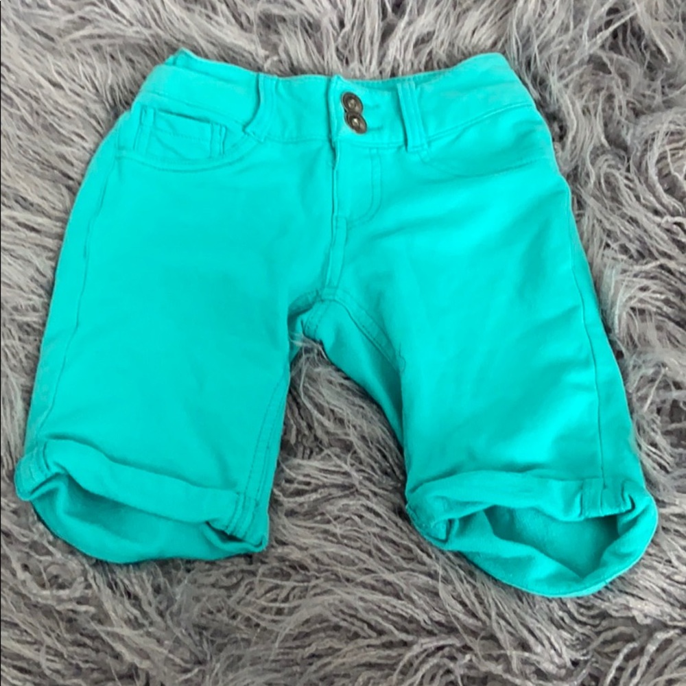 Girls Teal Shorts